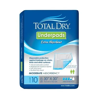 Secure Personal Care Products - SP113010 TotalDry™ Incontinence Underpads