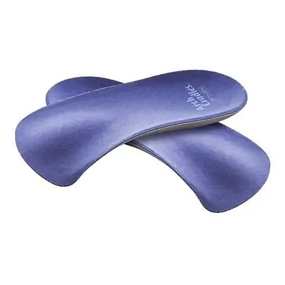 Pedifix - P182-L Arch Support Insole Pedifix® Arch Cradles® Cradle Thermoplastic Rubber Women 11 and up / Men 9 to 11 Blue