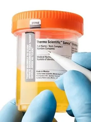 Thermo Scientific - 120ORG53-1000 Specimen Container Samco™ Clicktainer™ 53 mm Opening 120 mL (4 oz.) Screw Cap Patient Information Sterile