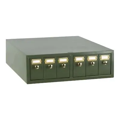 McKesson Brand - 177-513500G Slide Storage Cabinet McKesson Counter Top / Floor Standing Metal 6 Drawers Without Shelves Without Lock