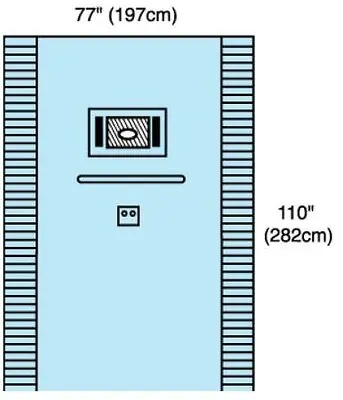 Cardinal - 9562 EENT Drape Ophthalmic Drape 77 W X 110 L Inch Sterile