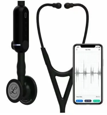 Solventum Corporation - 8480 Electronic Stethoscope 3M™ Littmann® CORE Black Double Sided Chestpiece