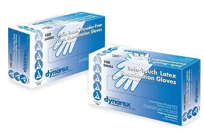 Dynarex - 2337 Safe-Touch™ Latex Exam Glove