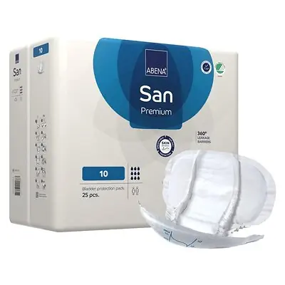 Abena North America - 1000021312 Abena® San 10 Premium Bladder Protection Pads