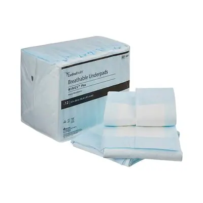 Cardinal - 988B12 Wings™ Breathable Plus Low Air Loss Underpad