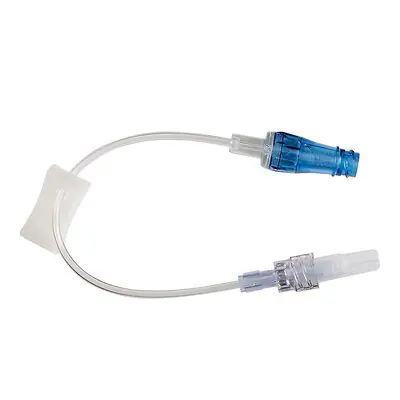 McKesson Brand - MS933 IV Extension Set McKesson Needle-Free Port Small Bore 7 Inch Tubing Without Filter Sterile