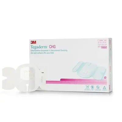 Solventum Corporation - 1660 3M™ Tegaderm™ Chlorhexidine Gluconate I.V. Securement Dressing