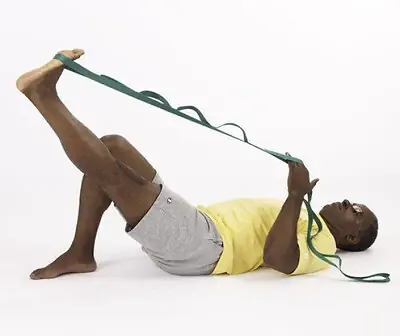 OPTP - 440-2 Stretch Assist Strap With Exercise Booklet Stretch-Out® 6 Foot Length Green