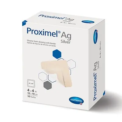 Hartmann - 15200000 Silver Foam Dressing Proximel® Ag Square Sterile