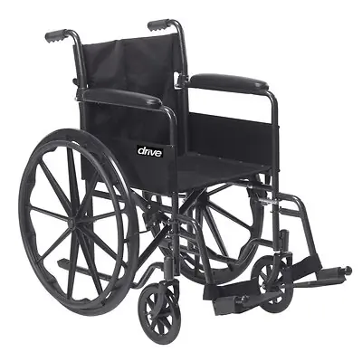 Drive DeVilbiss Healthcare - SSP118FA-SF drive™ Silver Sport 1 Wheelchair