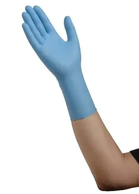 Cardinal - N8854XPB Cardinal Health™ Nitrile Extended Cuff Length Exam Glove
