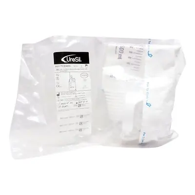 Uresil LLC - TCS500D Suction Drainage Bag Tru-Close® 20 Inch Tubing 500 mL Sterile Anti-Reflux Barrier