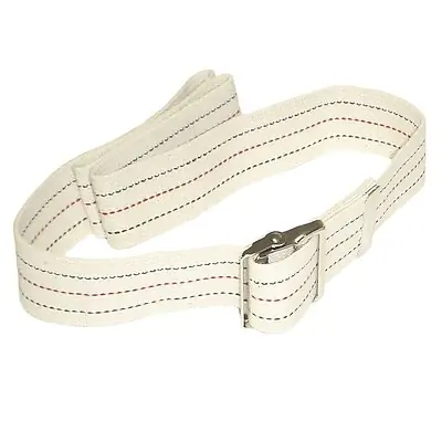 Fabrication Enterprises - 50-5130-36 Gait Belt FabLife™ 36 Inch Length Pinstripe Cotton