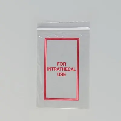 Health Care Logistics - 9537 Reclosable Bag 6 X 9 Inch Plastic Clear / Red Zipper Closure