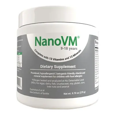 Solace Nutrition - 1918 NanoVM® 9 – 18 Years Dietary Supplement