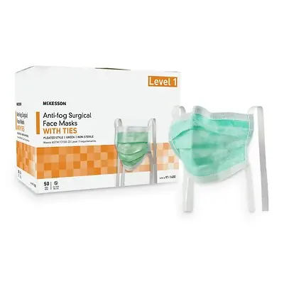 McKesson Brand - 91-1400 McKesson Classic Style Anti-Fog Surgical Mask