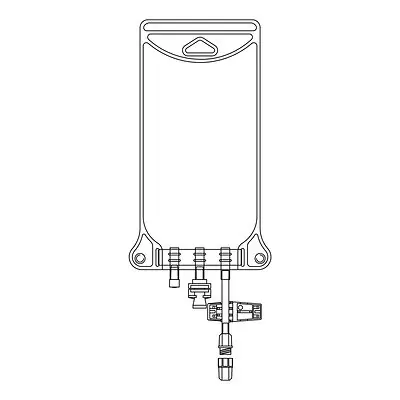 McKesson Brand - 419-64210 EVA Empty Bag McKesson 500 mL Female Screw Connector Legless