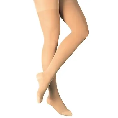 Scott Specialties - 1673 BEI LG Compression Stocking Loving Comfort® Thigh High Large Beige Closed Toe