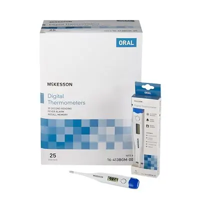 McKesson Brand - 16-413BGM-00 McKesson entrust™ Digital Oral Thermometer
