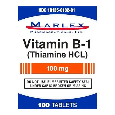 Marlex Pharmaceutical - 10135013201 Marlex Vitamin B-1 Supplement