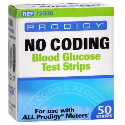 Prodigy Diabetes Care - 08484072500 Prodigy® No Coding Blood Glucose Test Strips