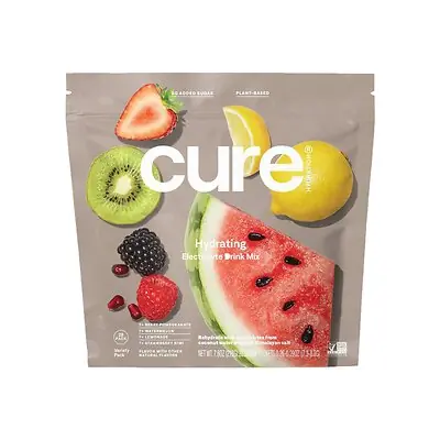 Cure Hydration - VP5003 Oral Electrolyte Solution Cure Berry Pomegranate / Watermelon / Lemonade / Strawberry Kiwi
