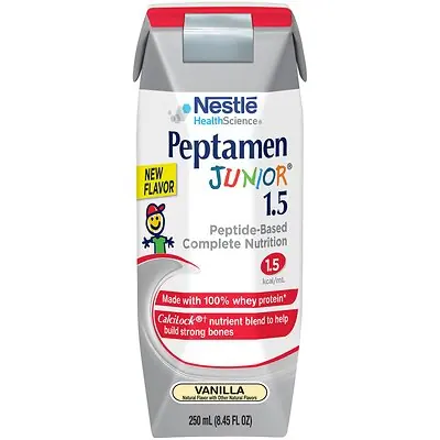 Nestle Healthcare Nutrition - 00098716855359 Peptamen Junior® 1.5 Peptide-Based Complete Nutrition