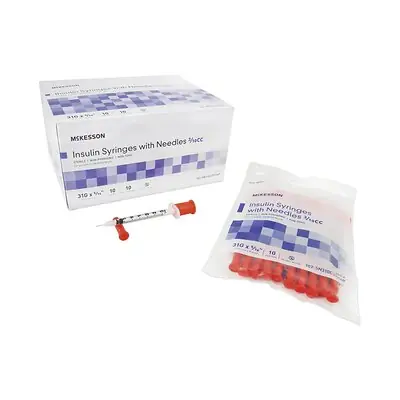 McKesson Brand - 102-SN310C31516P McKesson 0.3 mL Insulin Syringe with Needle