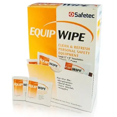 Safetec of America - 38000 Surface Cleaner Safetec® Equip Premoistened Manual Pull Wipe 100 Count Individual Packet Scented NonSterile