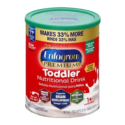 Mead Johnson - 869235 Toddler Formula Enfagrow® Premium™ Vanilla Flavor 32 oz. Can Powder