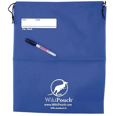 Infection Prevention Products Inc - IPD-JUMBO3.0 Infection Prevention Pouch IPD-Jumbo 3.0 Blue 16 X 18 Inch