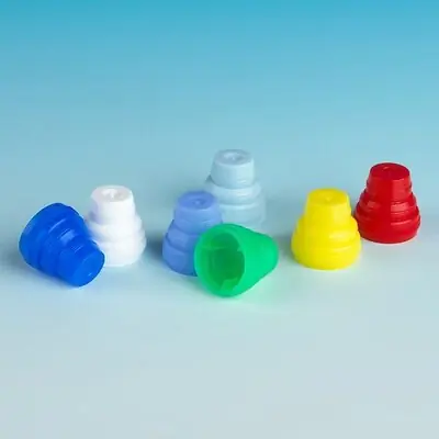 Globe Scientific - 5529Y Tube Closure Globe® Scientific Plug Cap Universal 10 to 16 mm Diameter NonSterile Yellow