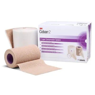 Solventum Corporation - 2094XL 3M™ Coban™ 2 Self-adherent / Pull On Closure 2-Layer Compression Bandage System