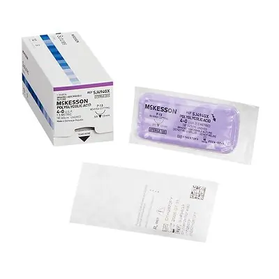 McKesson Brand - SJ494GX McKesson Suture with P-13 Needle