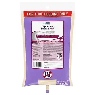 Nestle Healthcare Nutrition - 00043900493220 Peptamen® Intense VHP Tube Feeding Peptide-Based Formula