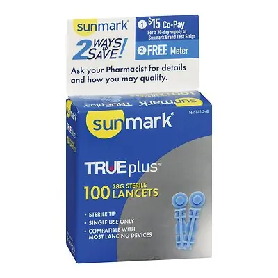 McKesson Brand - 56151014260 sunmark® TRUEplus® Lancet