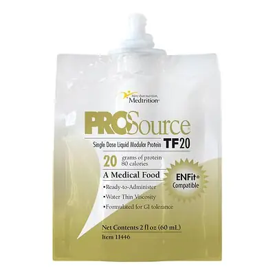 Medtrition-National Nutrition - 11446 Tube Feeding Formula ProSource® TF20 Unflavored Liquid 60 mL Pouch