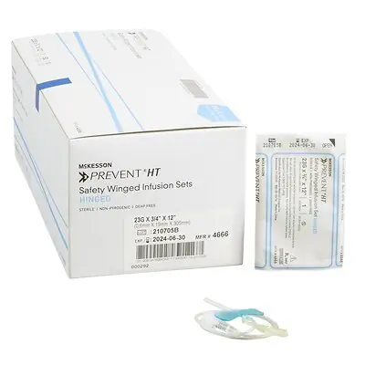 McKesson Brand - 4666 McKesson Prevent® Safety Winged Infusion Set