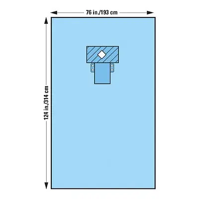 O&M Halyard Inc - 89255 Halyard Sterile Thyroid EENT Drape