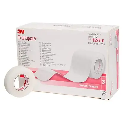 Solventum Corporation - 1527-0 3M™ Transpore™ Plastic Medical Tape