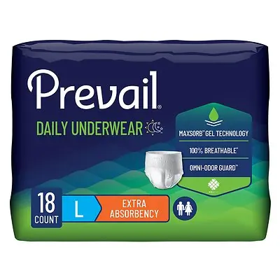 First Quality Products LLC - PV-513 Prevail® Daily Underwear Extra Absorbent Underwear
