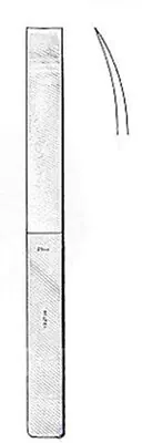 Integra Lifesciences - 27-502 Osteotome Miltex® Lambotte 19 mm Width Curved Blade OR Grade German Stainless Steel NonSterile 9 Inch Length