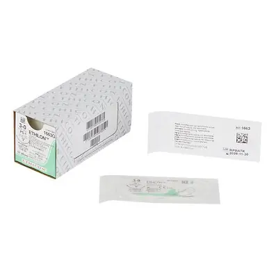 J & J Healthcare Systems - 1663G Ethilon™ Suture with Needle