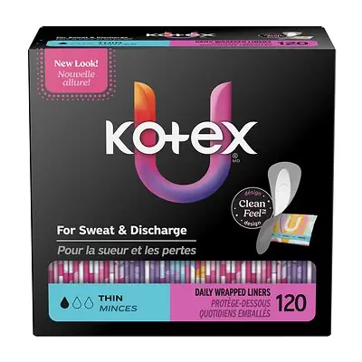 Kimberly Clark - 58311 Panty Liner U by Kotex® Thin Light Absorbency