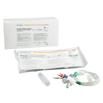 Sun Med - 2270135 Halyard Ballard® Turbo-Cleaning Closed Suction Catheter