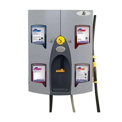 Diversey - D3754220 Dispensing System J-Fill® QuattroSelect® Gray Steel 4 Products Wall Mount