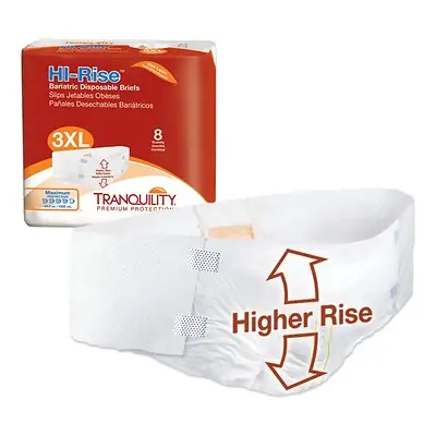 Principle Business Enterprises - 2192 Tranquility® HI-Rise™ Maximum Absorbency Bariatric Incontinence Brief