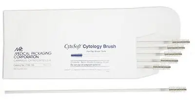 Medical Packaging - CYB-100-8 Pap-Pak® Cytosoft™ Cytology Brush 8 Inch Length NonSterile
