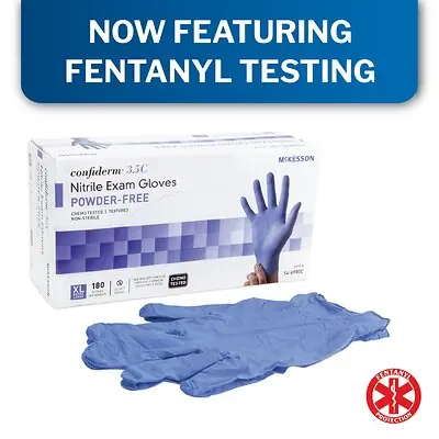 McKesson Brand - 14-6980C McKesson Confiderm® 3.5C Nitrile Exam Glove