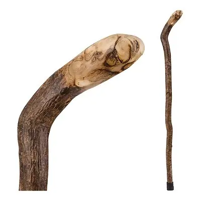 Mabis Healthcare - 502-3000-0127 Brazos™ Assorted Hardwood Knob Root Rustic Walking Cane